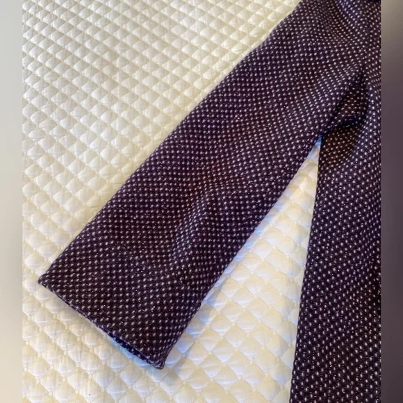 Miss Sixty Double Breasted Tweed Wool Blend Pea Coat L - Picture 12 of 16